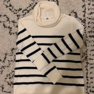 Old Navy Striped Cowl Neck Sweater